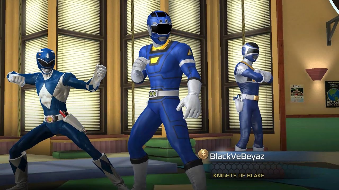 Justin Stewart Turbo Blue Power Rangers Legacy Wars Gameplay