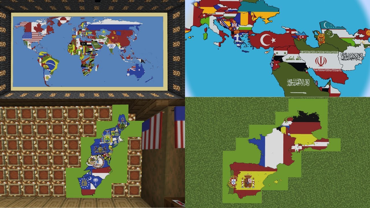A Tour of all of my Minecraft Worlds - 2 Year Special