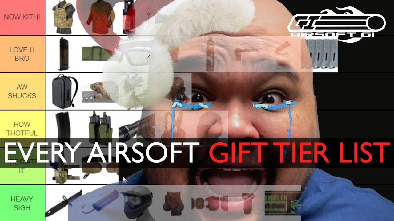RANKING EVERY POSSIBLE AIRSOFT GIFT! - Airsoft Gift List | Airsoft GI