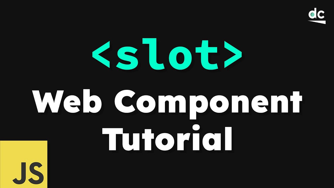 Как использовать слоты с веб-компонентами JavaScript