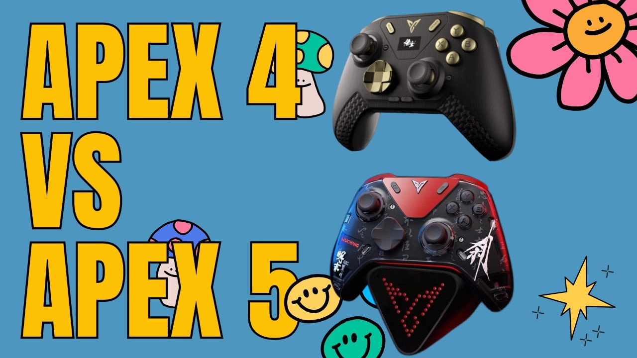 Сравнение Flydigi Apex 4 Wukong с Apex 5 Wuchang