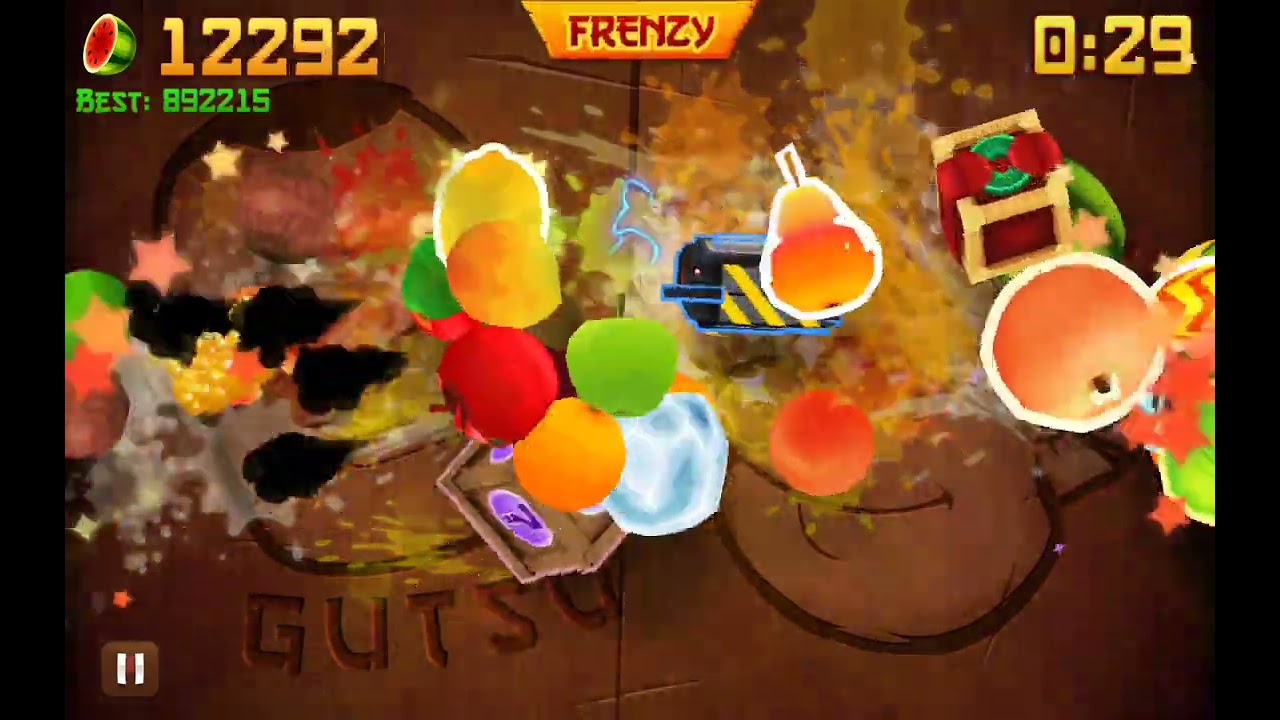 Fruit Ninja Crazy Disco Arcade Mode Gameplay