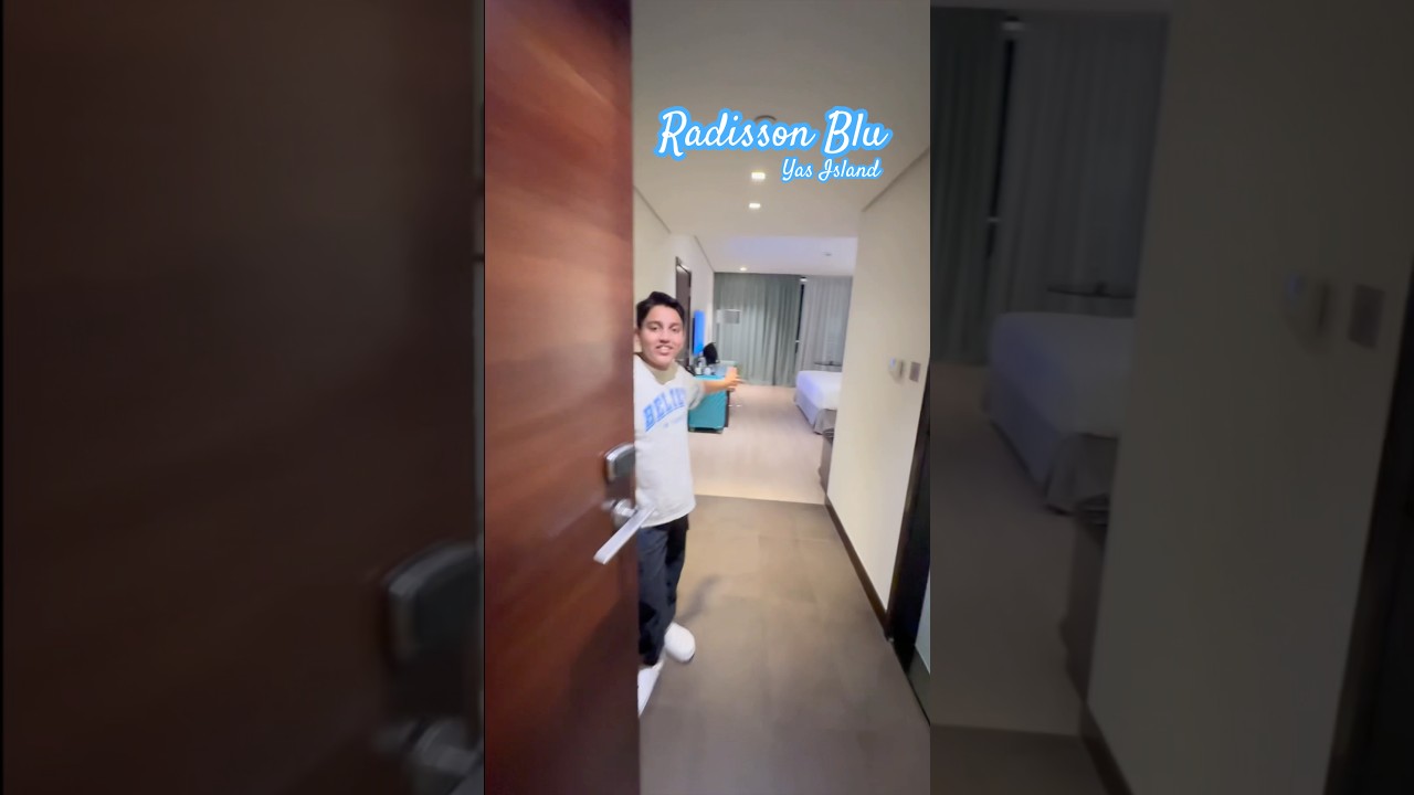 Room Tour Of Radisson Blu, Yas Island. Abu Dhabi