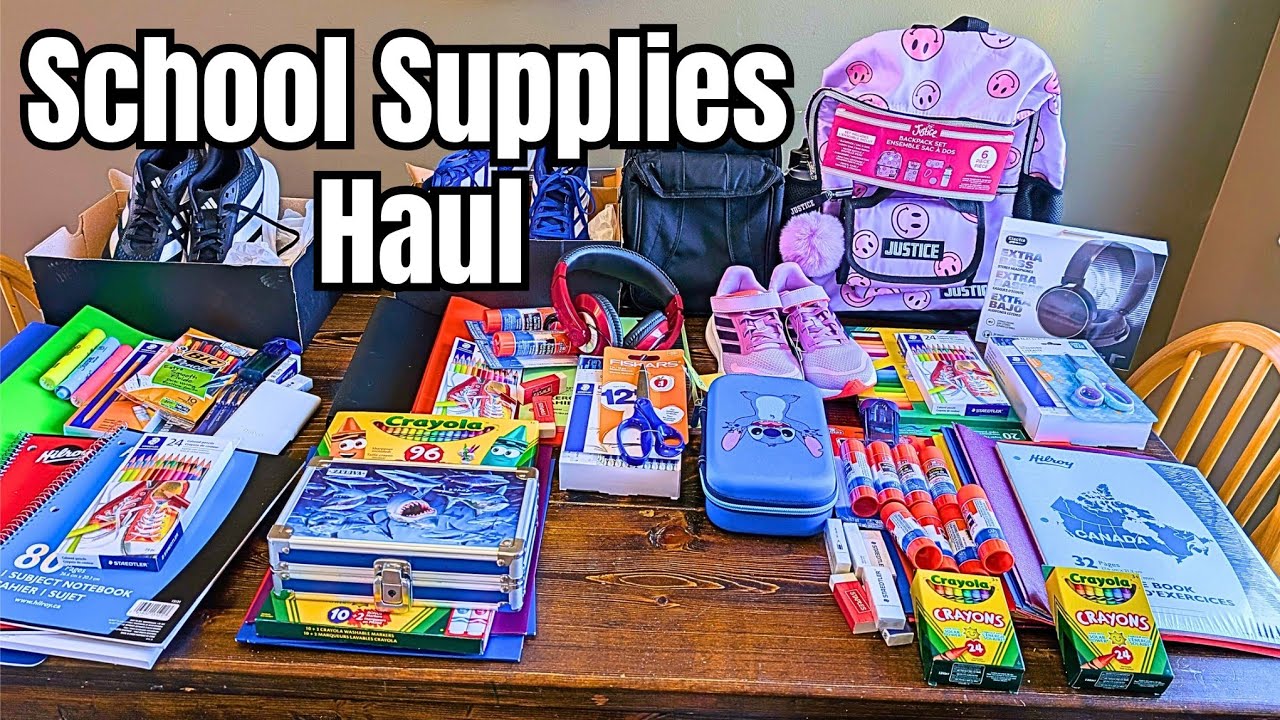 SCHOOL SUPPLIES HAUL | NEW SCHOOL YEAR SUPPLY HAUL 