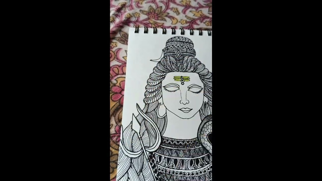 Mandala Art of Lord Shiva