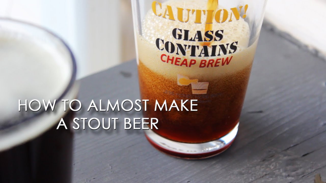 How to Almost Make a Stout Beer