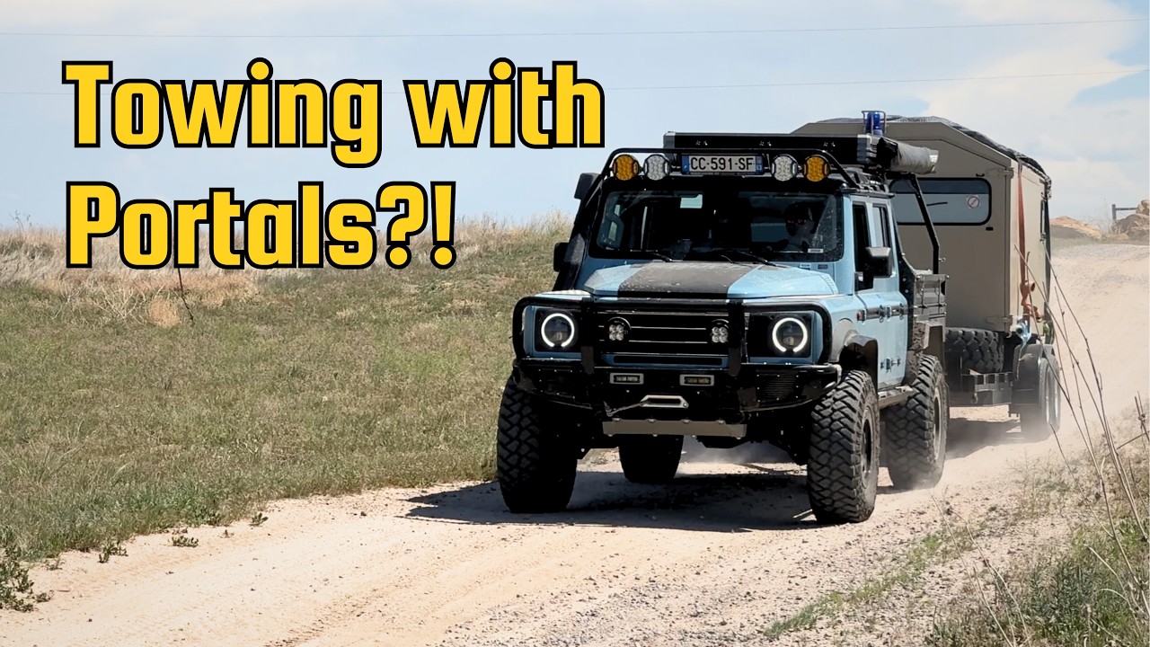 The ultimate work truck? Towing with Portals.