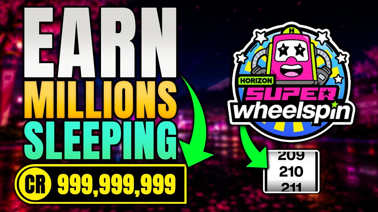 *EARN MILLIONS* WHILE SLEEPING IN FORZA HORIZON 6! ( BEST AFK CREDIT GLITCHES AFTER PATCH )