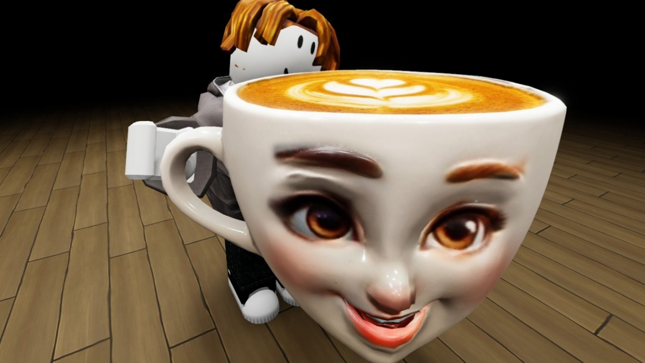 Войдите в Brainrot Cappuccino Assassino со всем оружием - Roblox