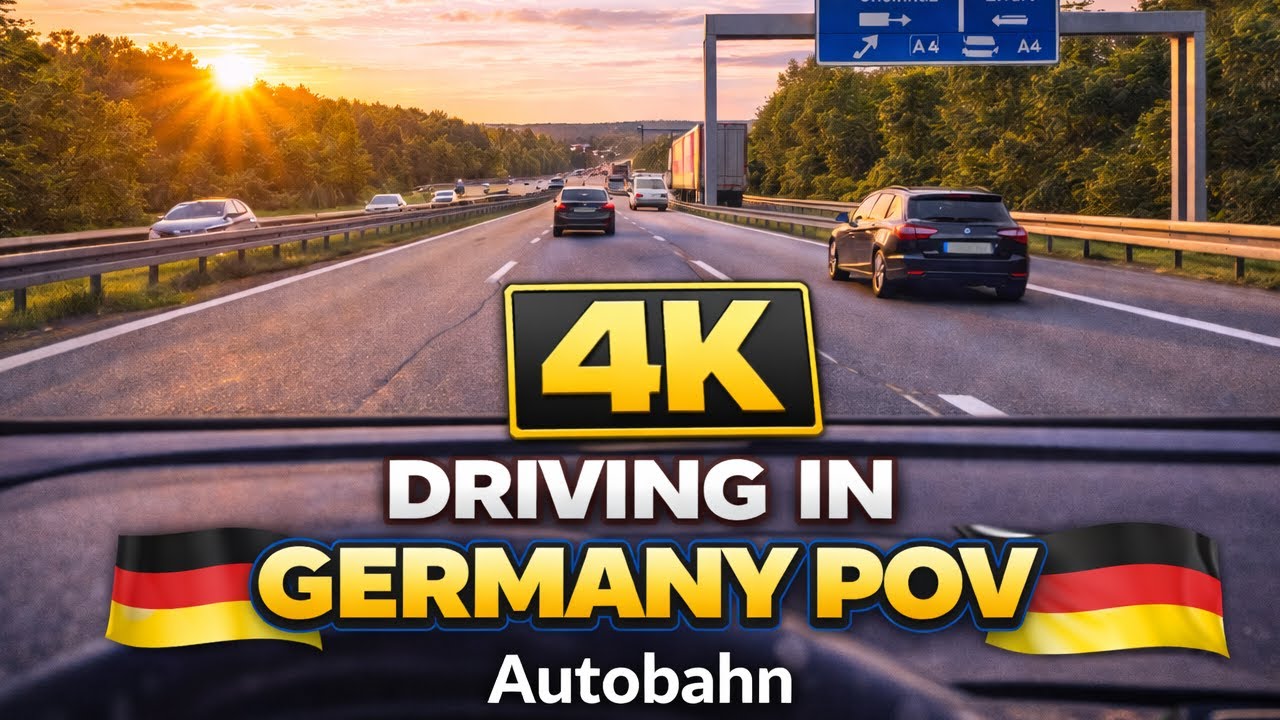 4K 🇩🇪 Driving in Germany POV 🇩🇪 Autobahn A4 POV