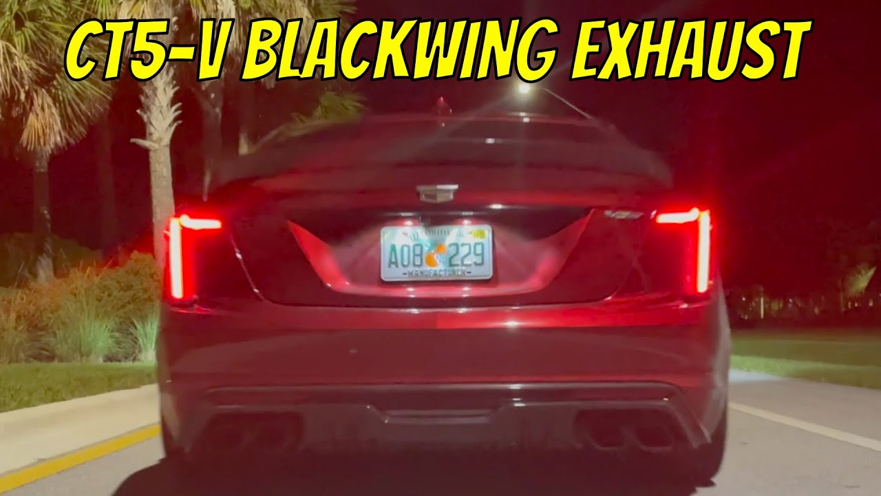 2022 Cadillac CT5-V Blackwing: Exhaust, Cold Start, Revs, Drivebys