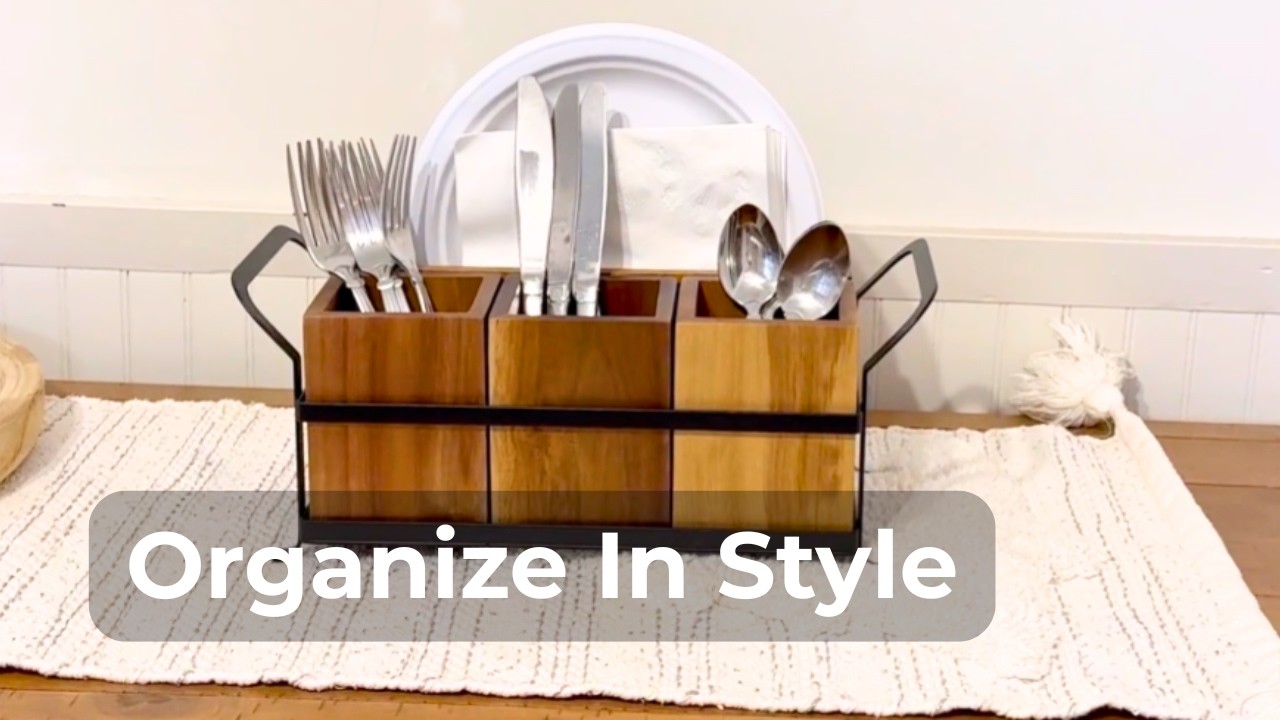Entertaining Just Got WAY Easier with This Silverware Caddy