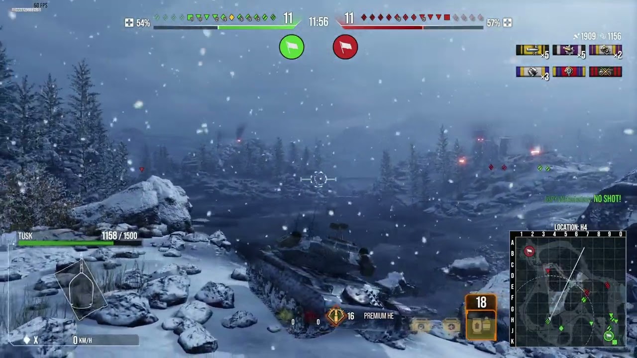 Mountain Memer - Tusk Gameplay (World of Tanks Modern Armor)