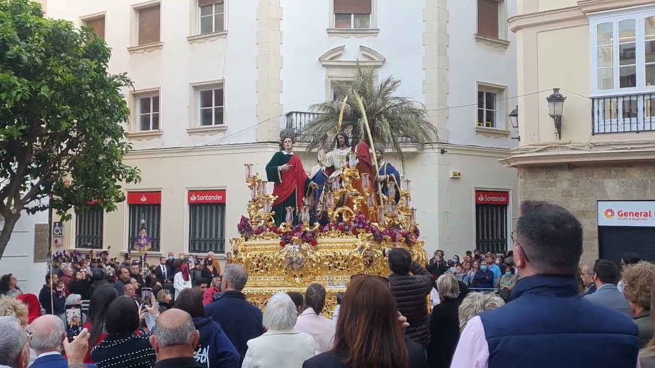 DOMINGO DE RAMOS CADIZ 2022_BORRIQUTA EN PALILLERO