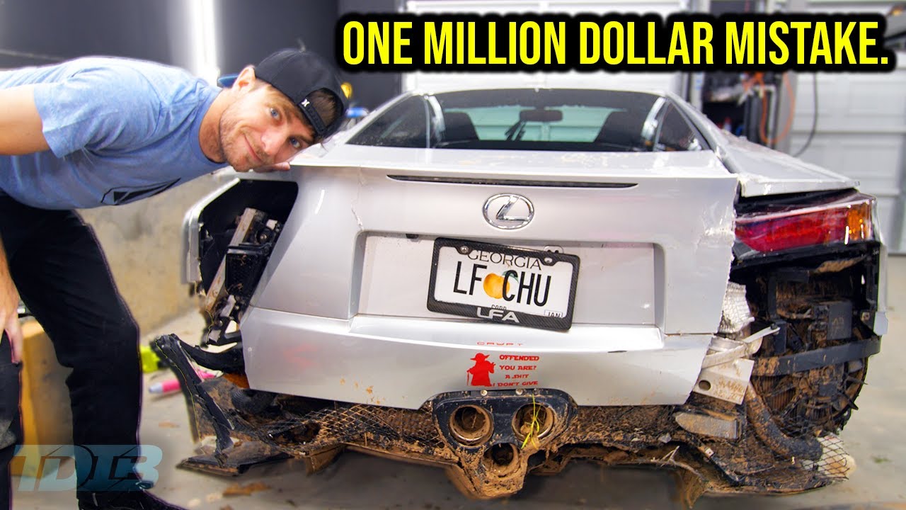 Мы нашли разбитый Lexus LFA (все очень плохо)