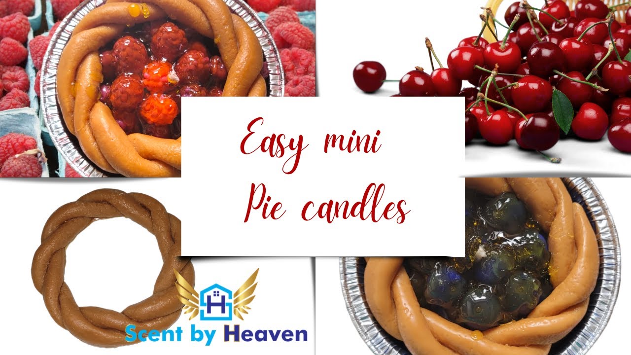 Easy mini pie candles