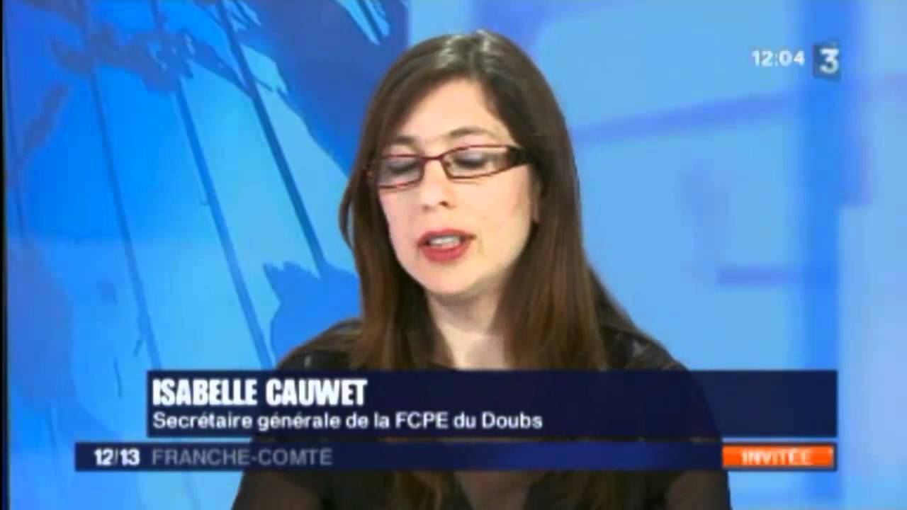 FCPE du Doubs au Journal de France 3 - Pas de devoirs à la maison