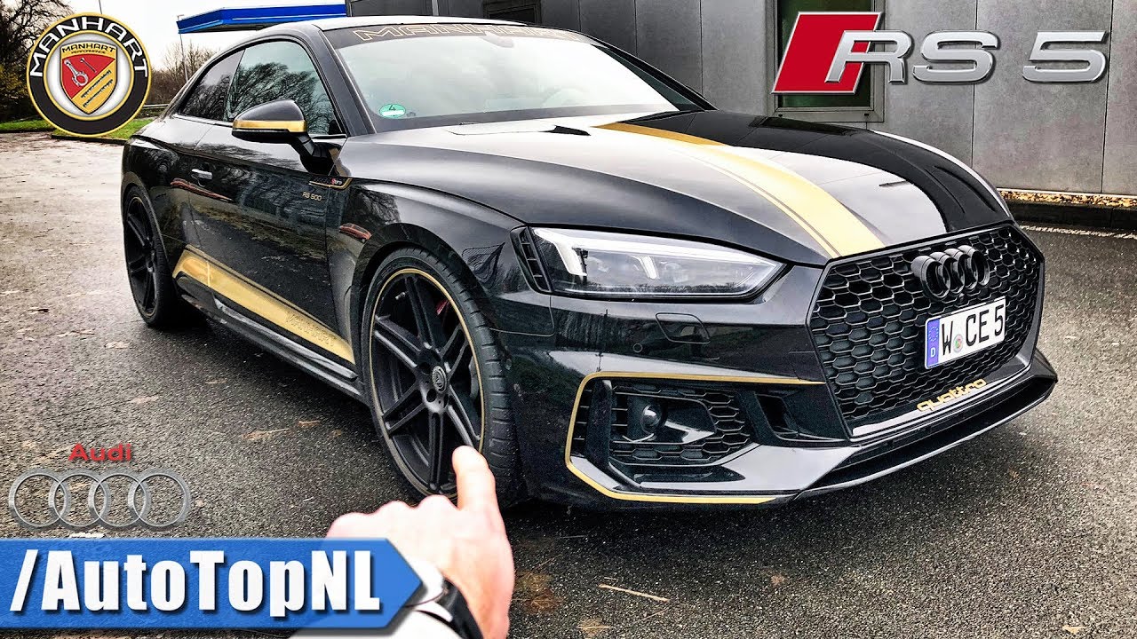 500HP Audi RS5 Manhart RS500 REVIEW POV on AUTOBAHN by AutoTopNL