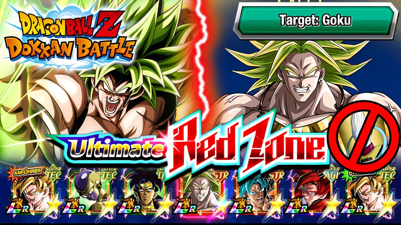 3 Target: Goku VS. Broly - ULTIMATE RED ZONE [Pure Saiyans Edition] DBZ: Dokkan Battle | 4K 60FPS