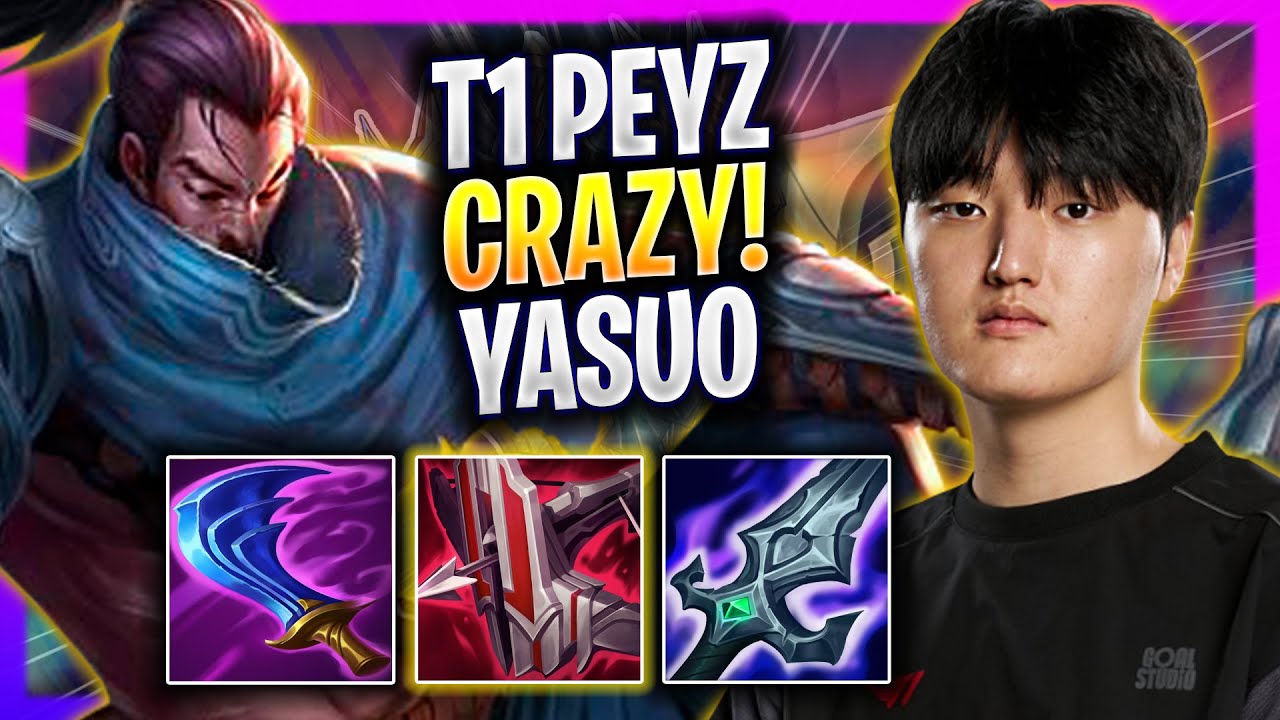 T1 PEYZ CRAZY GAME WITH YASUO! - T1 Peyz Plays Yasuo ADC vs Karthus!