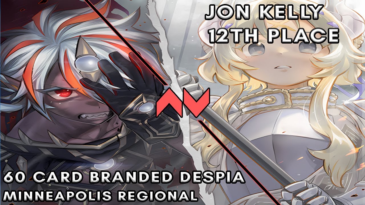 60-Card Branded Despia 12th Place Minneapolis Regional Deck Profile - Jon Kelly