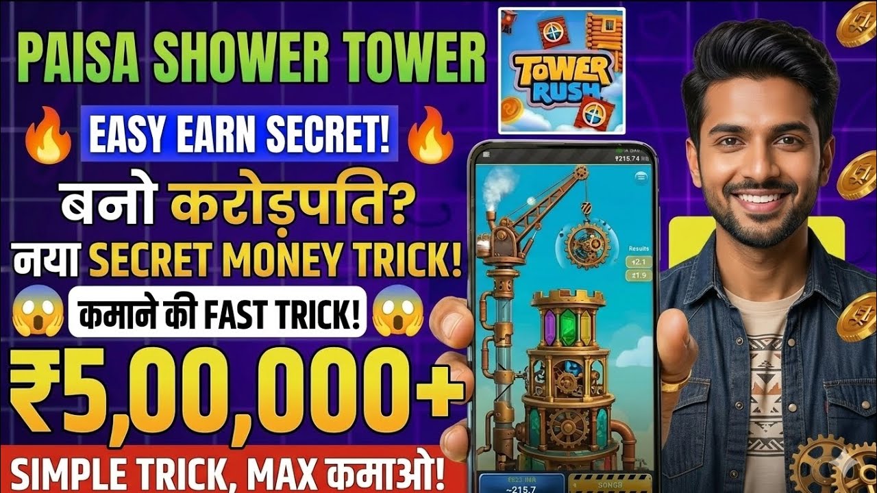 Tower Rush Game Kaise Khele Tower Rush Game Real Or Fake?😱 | Tower Rush Game Withdrawal Proof
