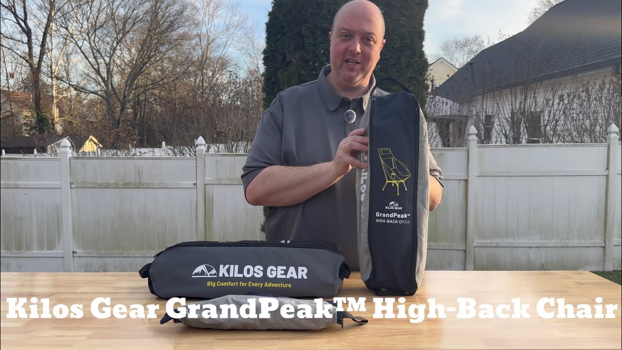 Most Camping Chairs Fail Big Guys… This One Didn’t | Kilos Gear GrandPeak™ High-Back Chair Review