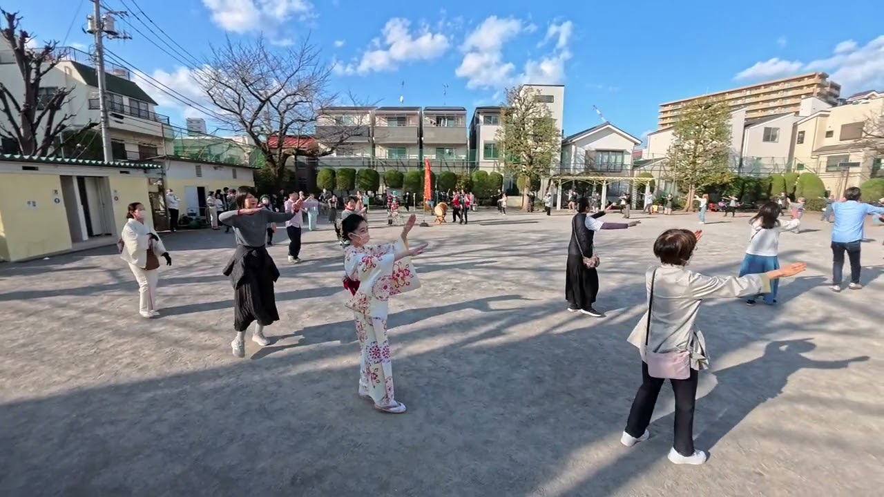 八木節　荒川盆踊り会15　2026年2月22日　真土公園盆踊り　東京都荒川区