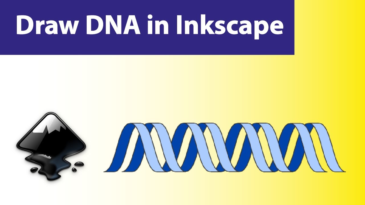 Рисуем ДНК 2020 Inkscape | Inkscape для учёных | Графическая абстракция
