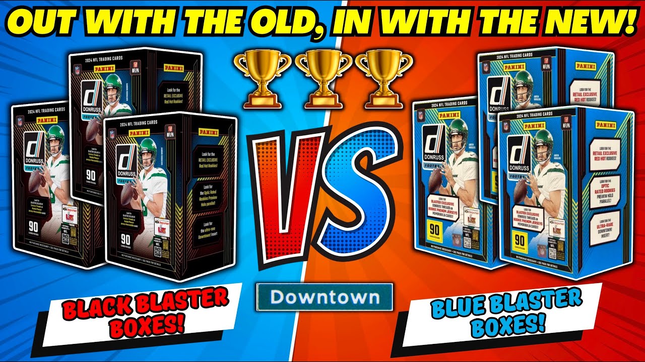 *OLD vs NEW DONRUSS FOOTBALL BLASTER BOX BATTLE!🏈 WHICH WOULD YOU RATHER OPEN?!🤔