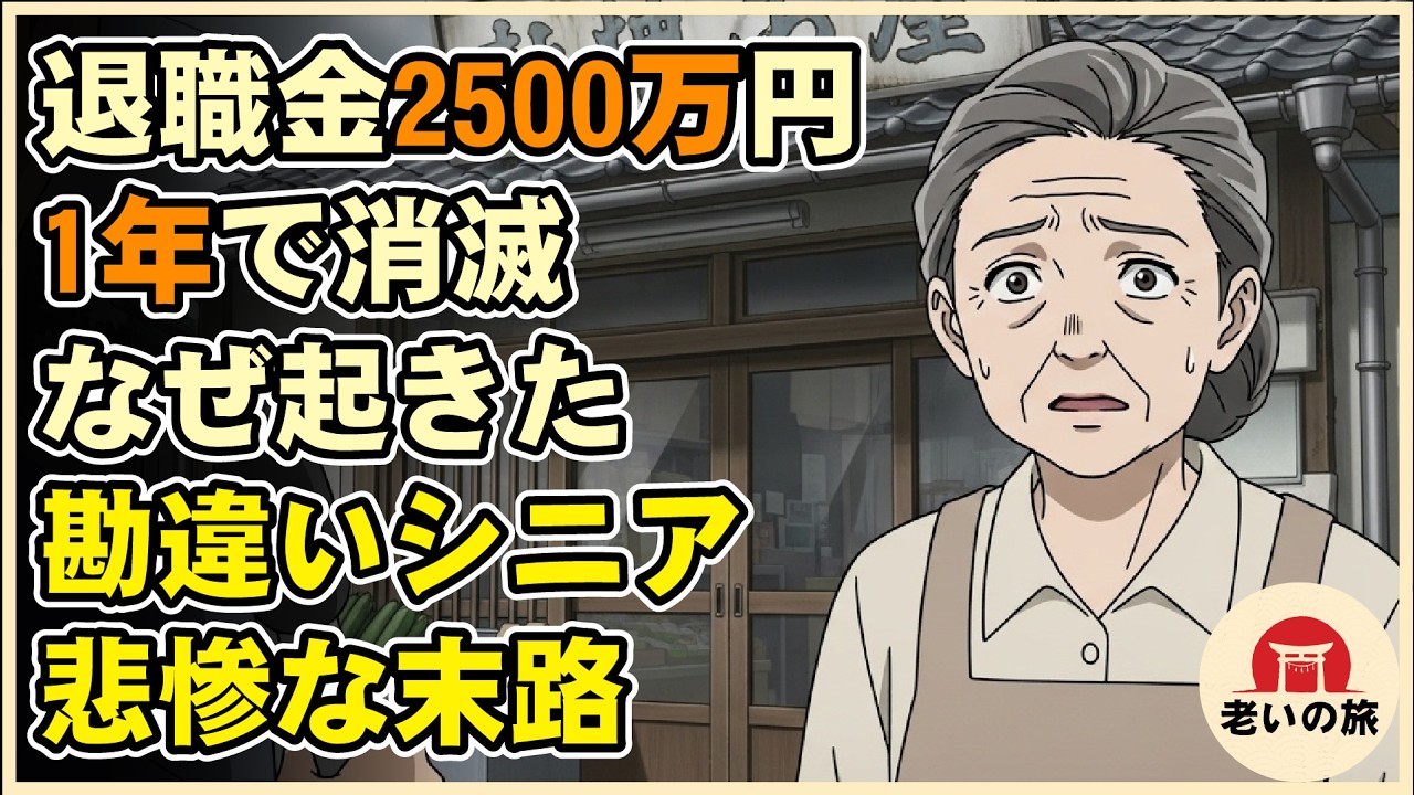 【漫画】退職金を狙う詐欺師の手口と親を見捨てた息子…61歳からの転落人生【老後危機】【シニアライフ】【60代以上の方へ】