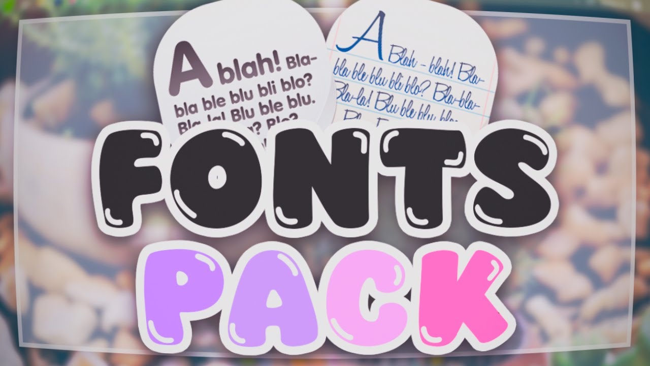 ╰┈➤ LAS MEJORES FONTS / FUENTES || PACK 2025