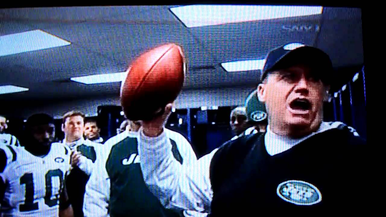 Rex Ryan Locker Room speech after win over Patriots