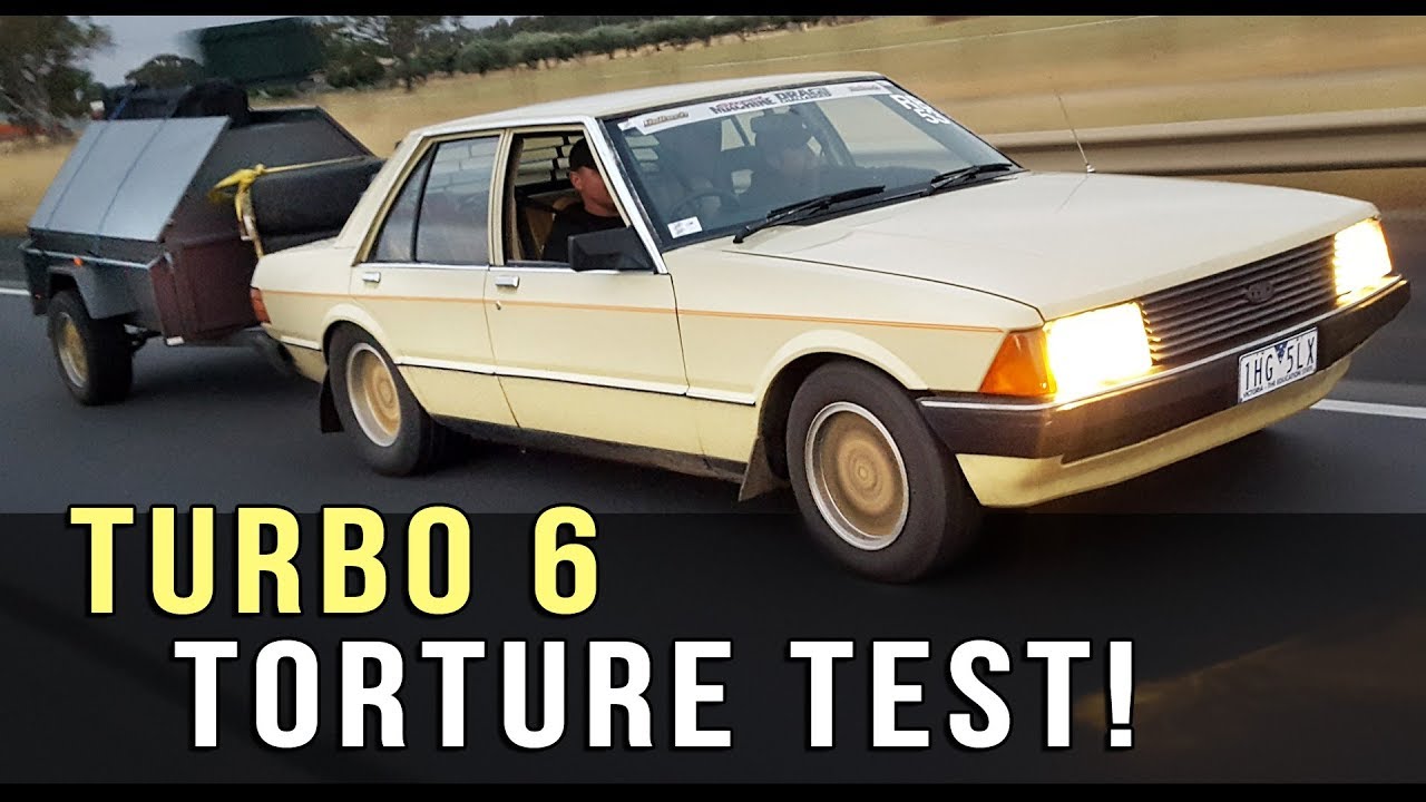 Inside Drag Challenge in a Ford Barra