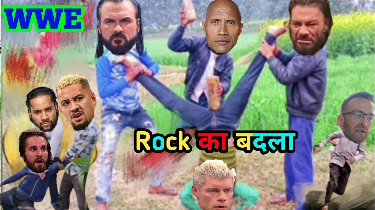Rock का बदला 😂 WWE SmackDown|| Cody Rhodes slapped the Rock|| WWE news|| WM 40 @aaloo414