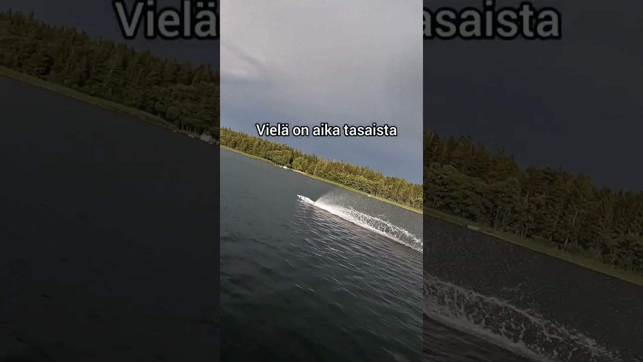 Katotaan onko isolla veneell&auml; mahdollisuuksia RC-venett&auml; vastaan? Proboat Sonicwake vs Nautico 160