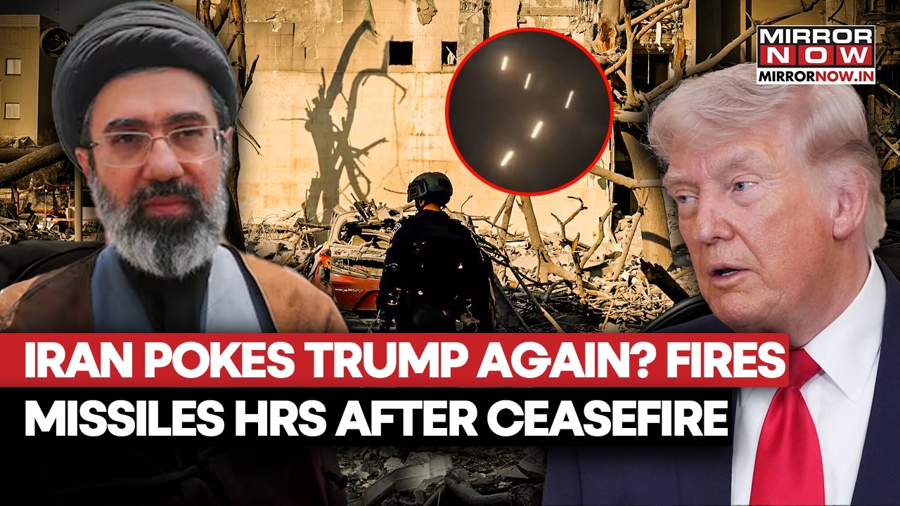 Iran POKES TRUMP Again? Fires Missiles And Drone At UAE, Baharain, Israel Hours After Ceasefire