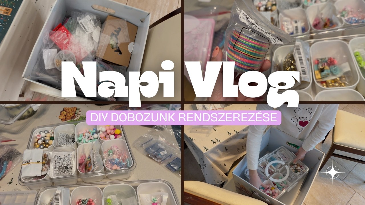 NapiVlog (febr.16.) - DIY dobozt rendszereztük Lizával