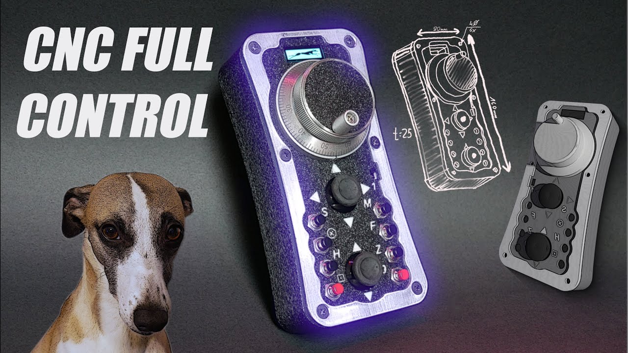 I Built a CNC Handwheel with ChatGPT's Brain and a Whippet's Charm