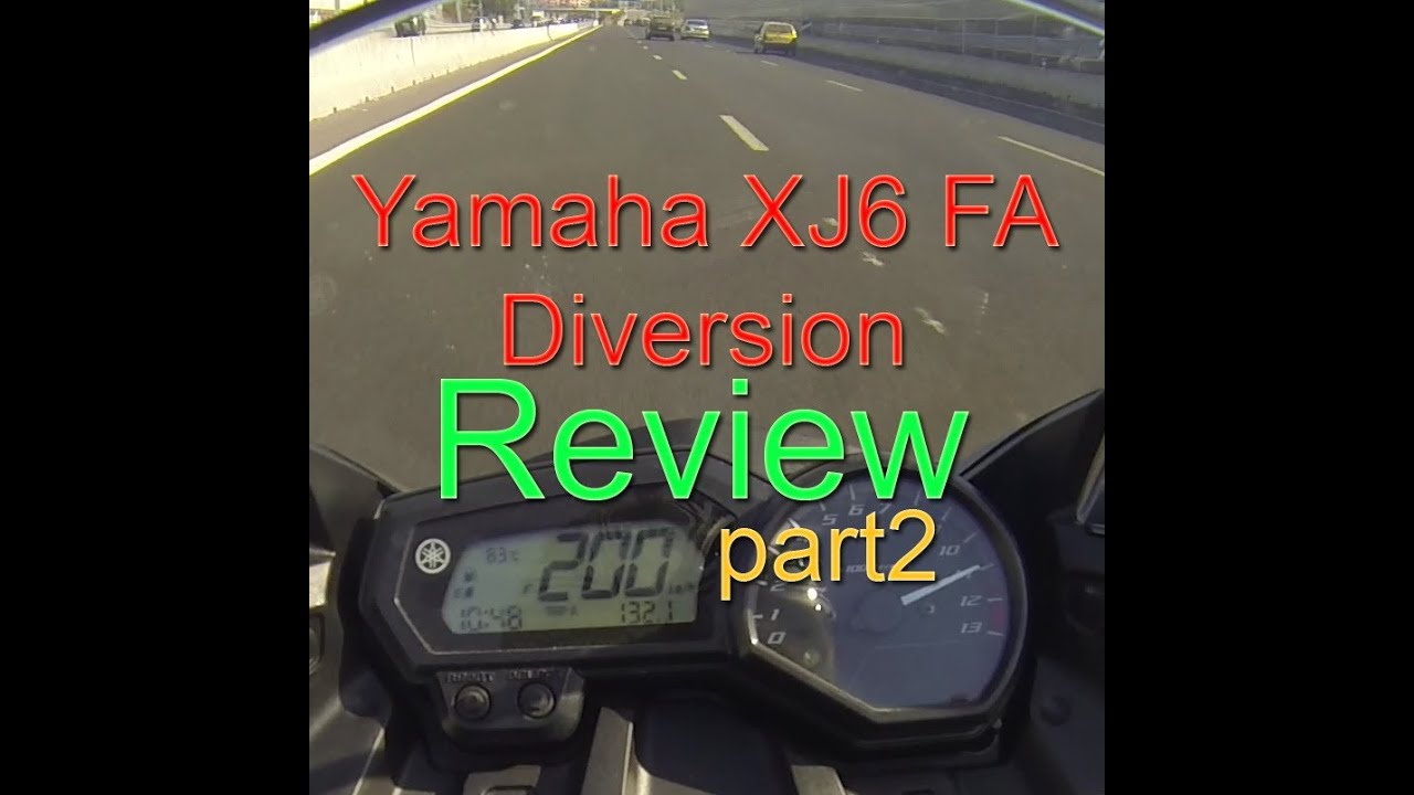 Yamaha XJ6 FA Diversion Review & Testdrive (part two)