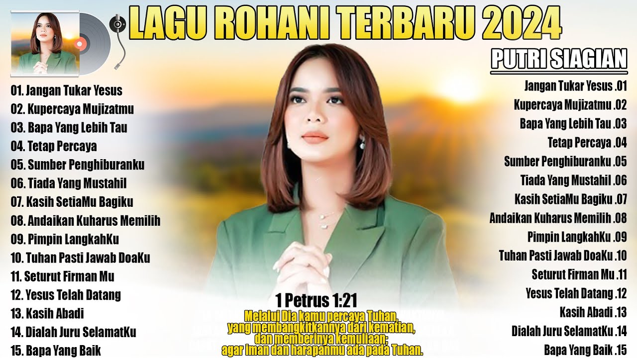 PUTRI SIAGIAN - JANGAN TUKAR YESUS  -- LAGU ROHANI TERBARU 2024 // LAGU ROHANI PENYEMANGAT HATI 💖💖💖