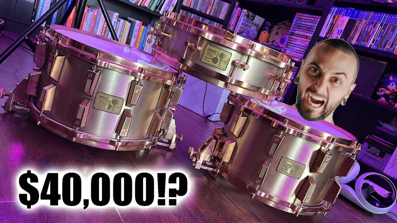 Unboxing $40,000 Of Rare Vintage Snare Drums!