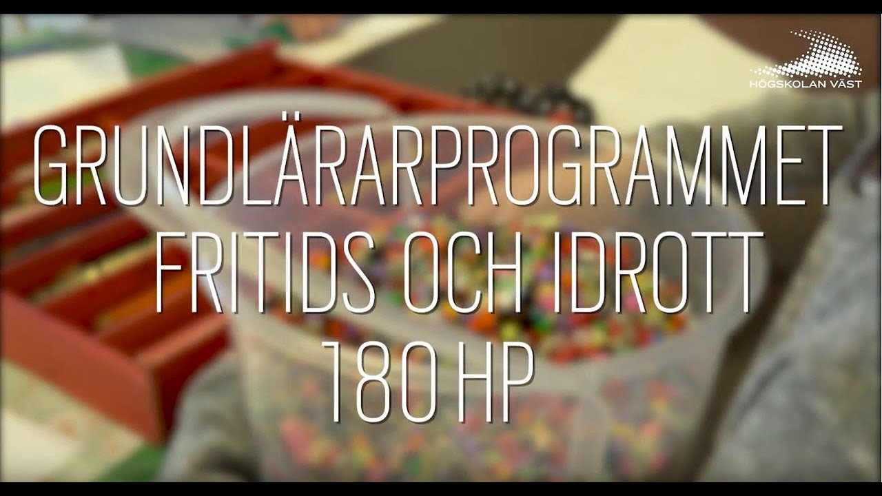 Vill du jobba med idrott och hälsa och skapa en aktiv fritid för barn? Bli lärare!