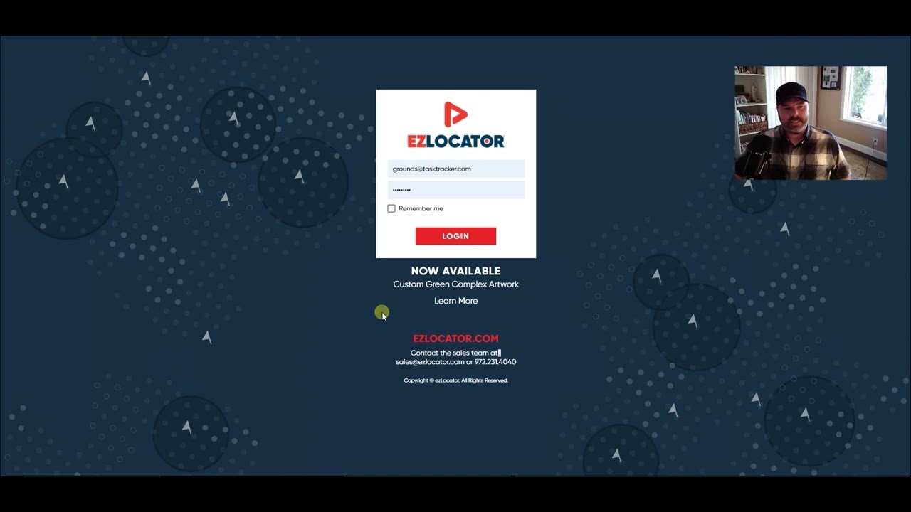 ezLocator Setup in taskTracker
