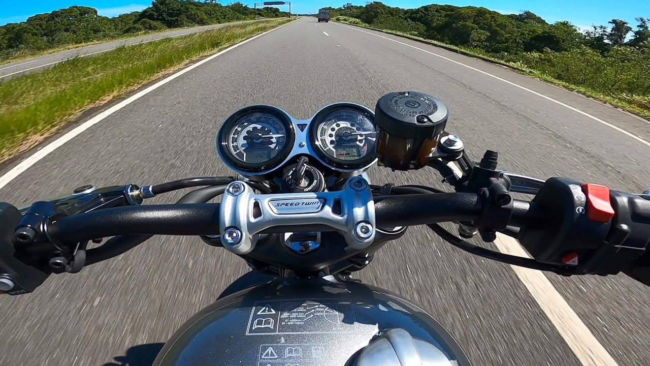 MEU TOP SPEED TRIUMPH SPEED TWIN 1200 2020- SERÁ QUE FAZ JUS AO SEU NOME?