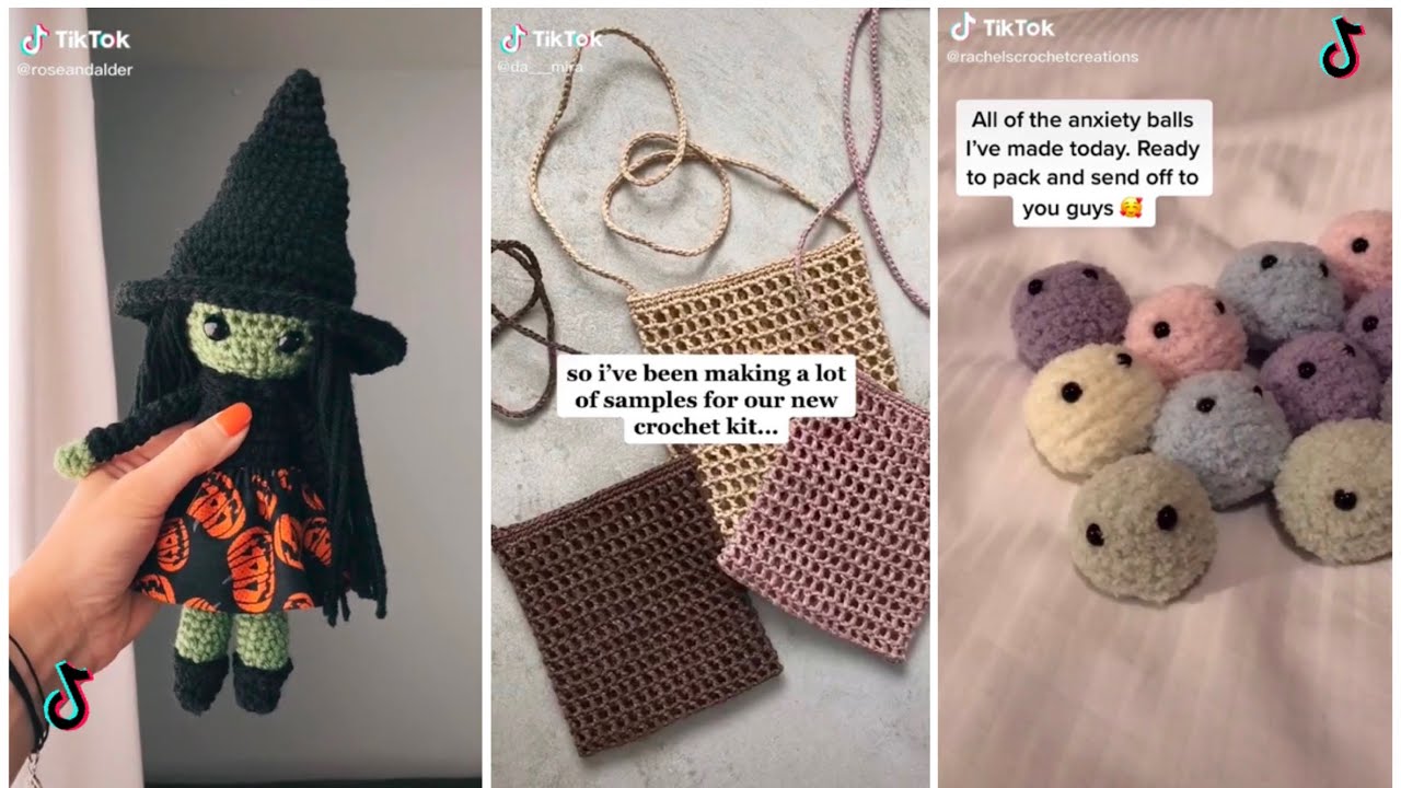 Tik Tok crochet & Knitting compilations (BIG ANNOUNCEMENT)