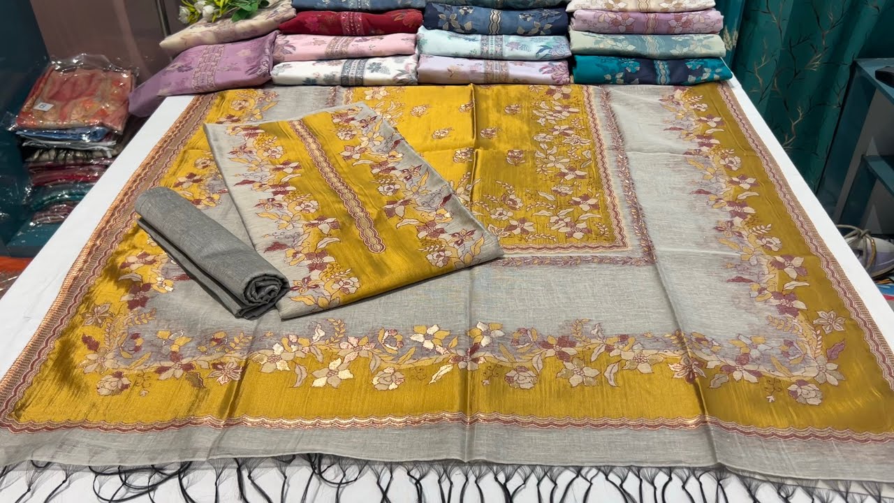 14-Apr-26 | Pure Silk Jamawar suits | Tissue silk designer suits | WhatsApp to Order: +91-7051012285