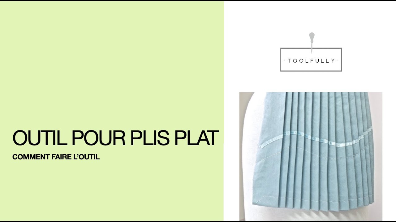 Manipulation de tissu, le secret des plis plats, couché, accordéon.