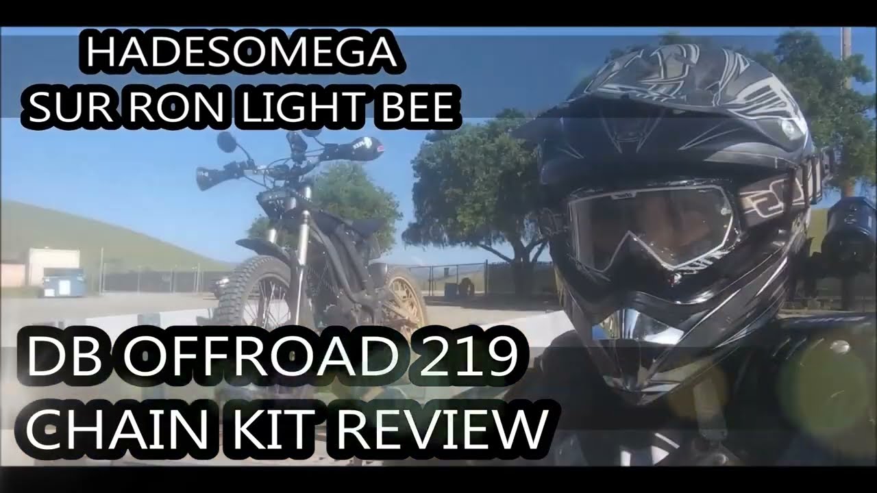 DB Offroad 219 Chain Kit Review for Sur Ron Light Bee