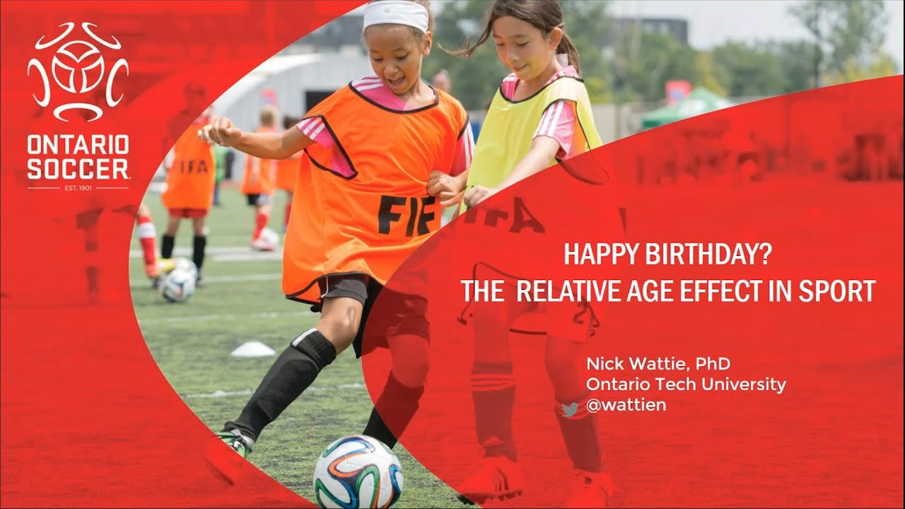 Webinar - Happy Birthday? The relative age effect in sport